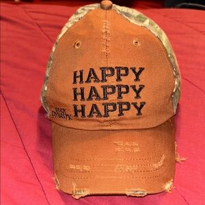 Duck Dynasty -Uncle Si / Happy Happy Happy - Brown Camo Cap